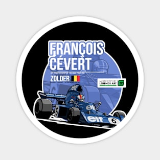 Francois Cevert 1973 Zolder Magnet